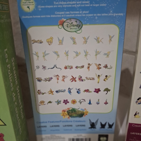 Cricut Cartridges Bundle Disney Tinkerbell & Cinderella & Sesame Street - Picture 7 of 12
